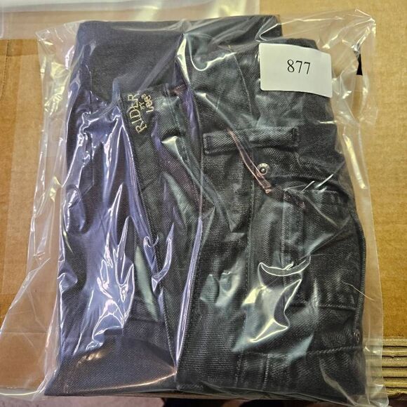 Lee Riders Jeans Women Size 8M Black Straight Leg Fit Denim - Picture 8 of 8